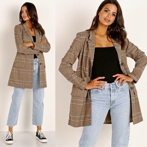 BB Dakota Check This Out Plaid Jacket